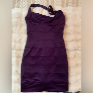 Purple cocktail dress